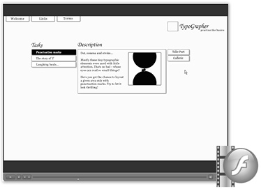 Screenshot of the TypoGrapher video presentation